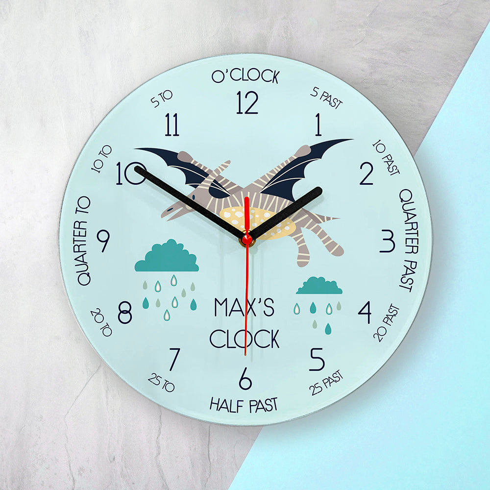 Personalised sales kids clock