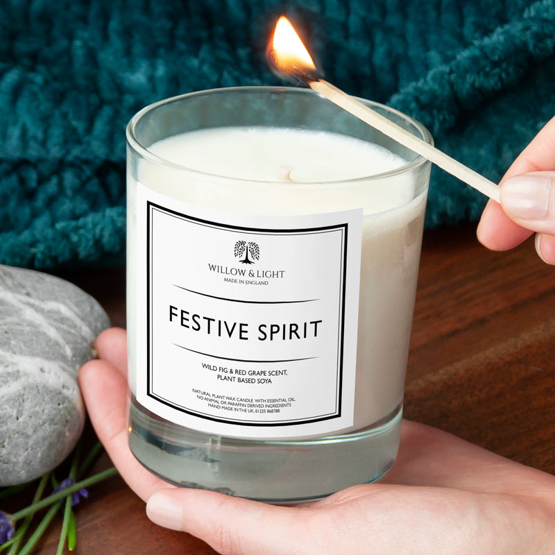 Christmas Festive Spirit Candle by Really Cool Gifts