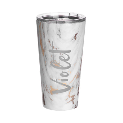 Personalised Insulated Marble Tumbler Really Cool Gifts