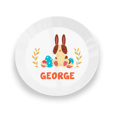 Personalised Children's Spring Bunny Plate