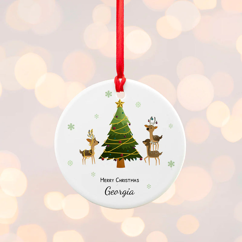 Personalised Playing Reindeers Ornament by Really Cool Gifts