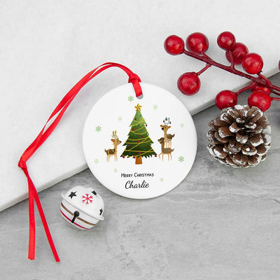 Personalised Playing Reindeers Ornament by Really Cool Gifts