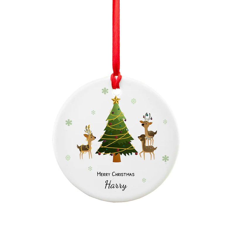 Personalised Playing Reindeers Ornament by Really Cool Gifts