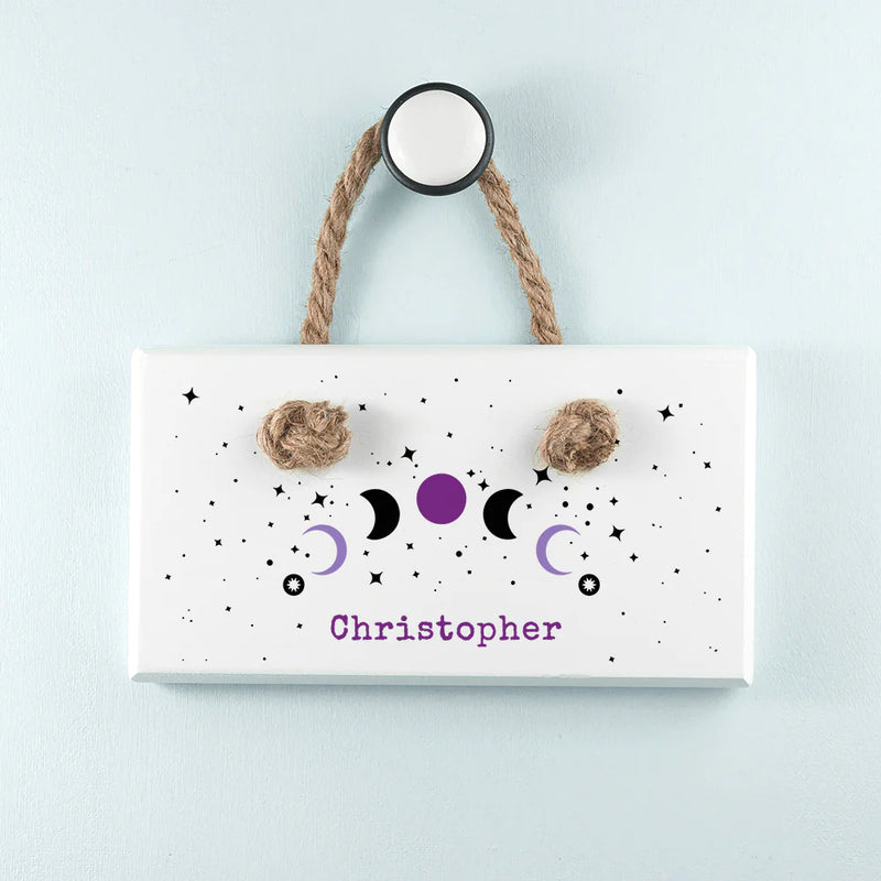 PERSONALISED CELESTIAL MOON PHASE SIGN