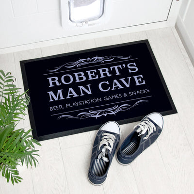 Personalised Dad's Man Cave Indoor Doormat Really Cool Gifts