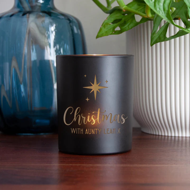 Personalised Christmas Star Candle Holder by Really Cool Gifts