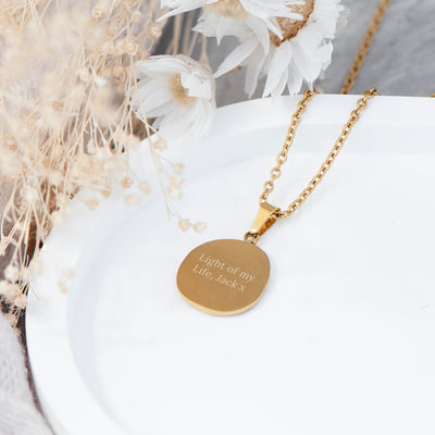 Personalised Honey Bee Pendant and Necklace