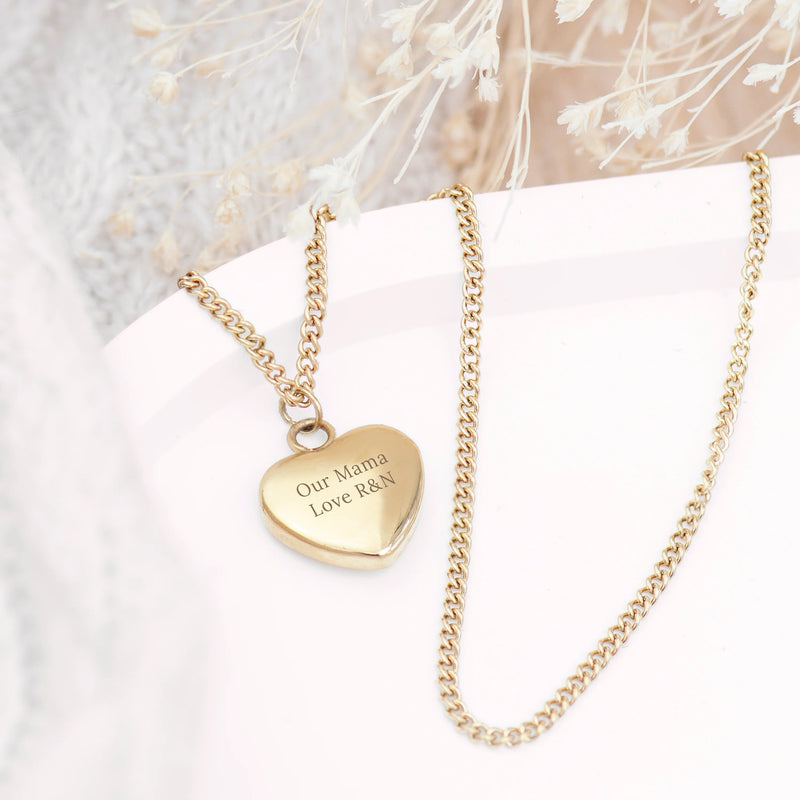 Personalised Celestial Heart Pendant Necklace