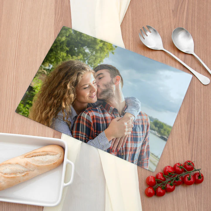 Personalised Couple’s Photo Chopping Board