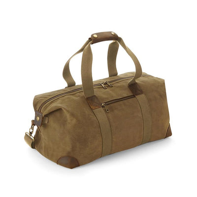 Luxury Waxed Canvas Holdall