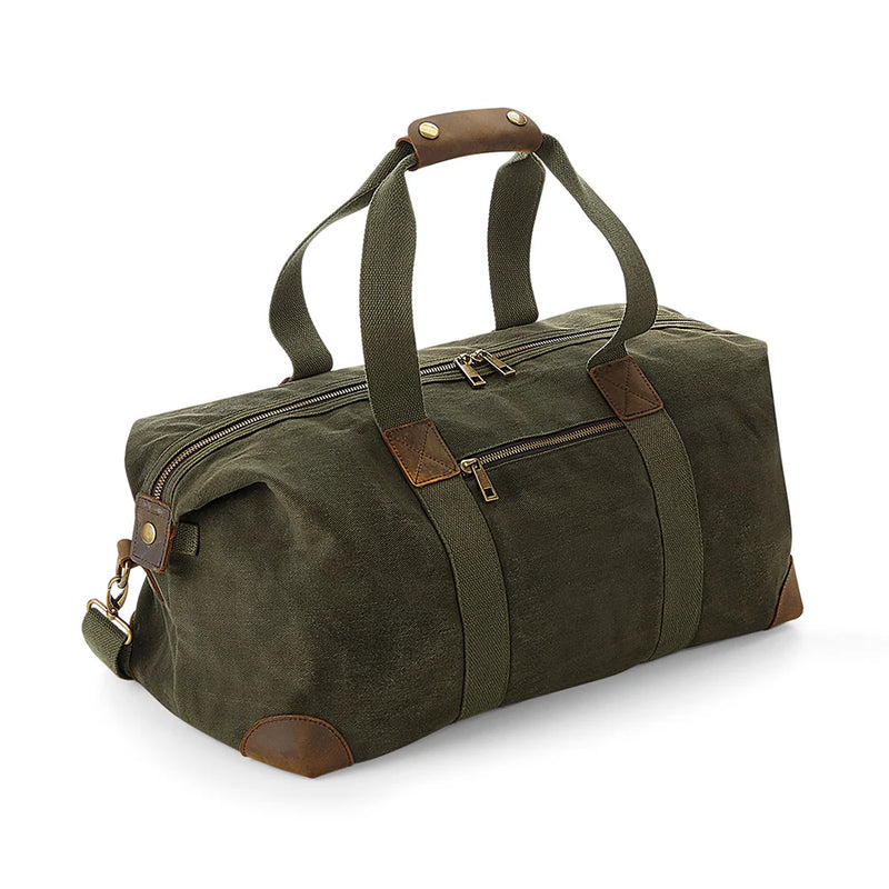 Luxury Waxed Canvas Holdall