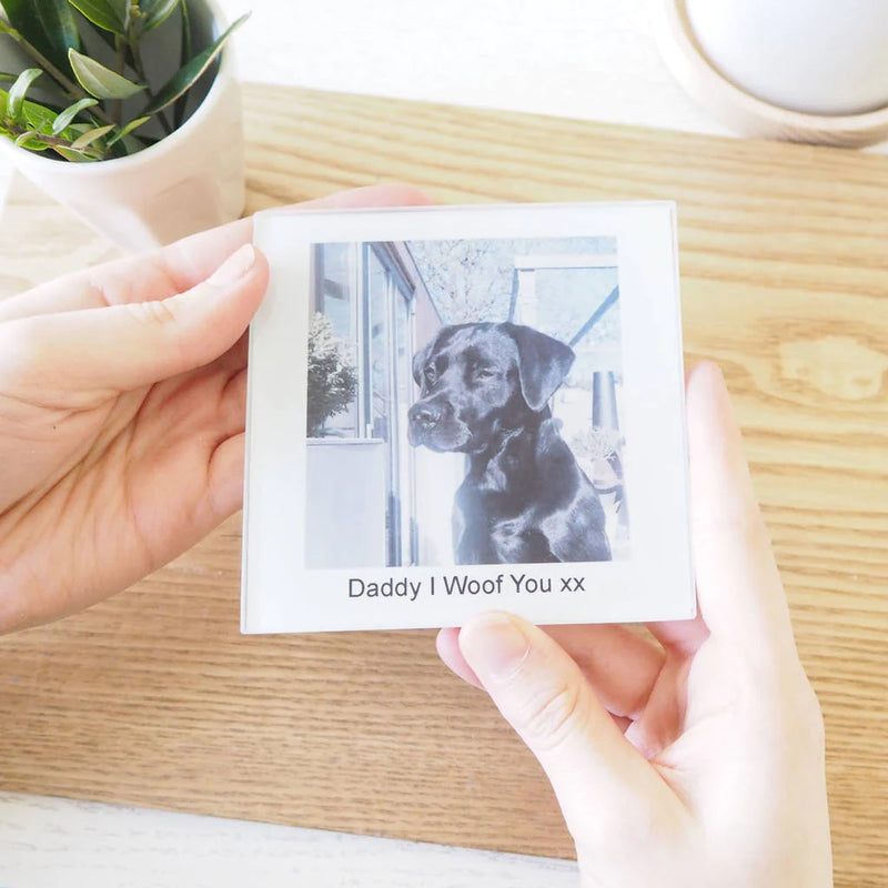 Personalised Glass Pet Photo Coaster by Really Cool Gifts