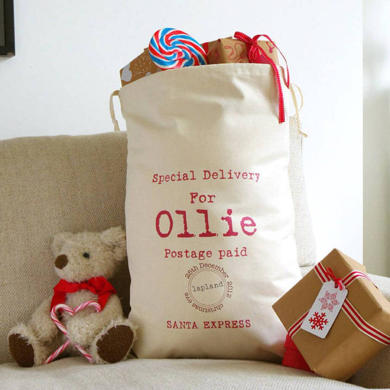 Personalised Special Delivery Christmas Sack by Really Cool Gifts