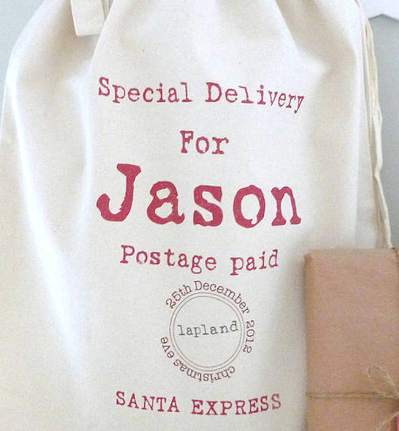 Personalised Special Delivery Christmas Sack by Really Cool Gifts