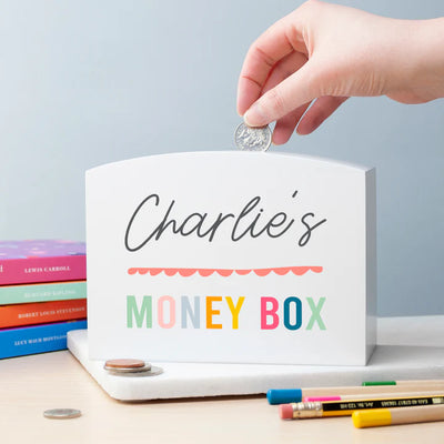 Personalised Colourful Money Box