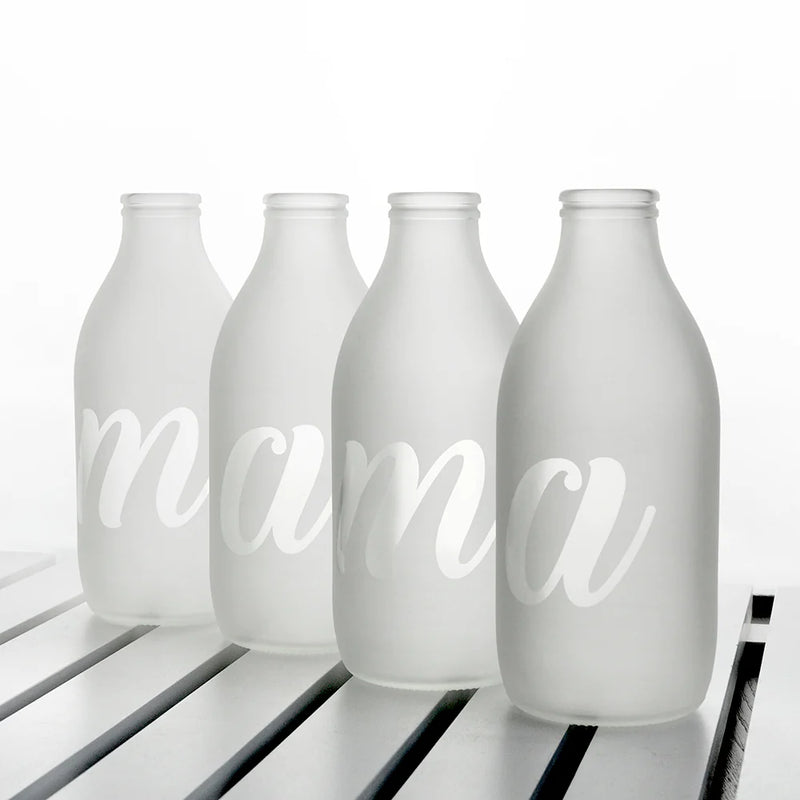 Personalised Letter Milk Bottle Vase