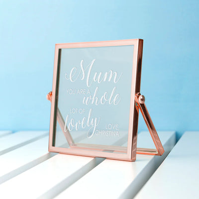 Personalised You're Lovely Rose Gold Frame by Really Cool Gifts