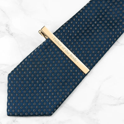 Personalised Gold Plated Tie Clip Really Cool Gifts