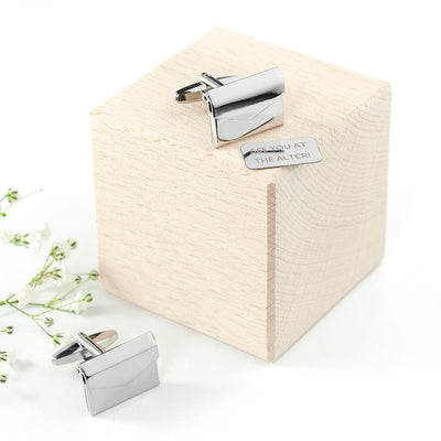 Personalised Secret Message Envelope Cufflinks - Really Cool Gifts