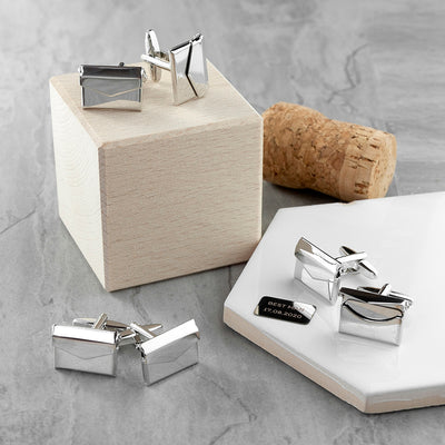 Personalised Secret Message Envelope Cufflinks - Really Cool Gifts