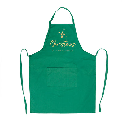 Personalised Christmas with the Family Apron