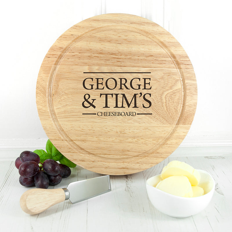 Personalised Couple Cheese Board by Really Cool Gifts
