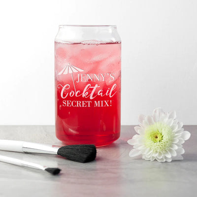 PERSONALISED HAPPY HOUR CAN GLASS Really Cool Gifts