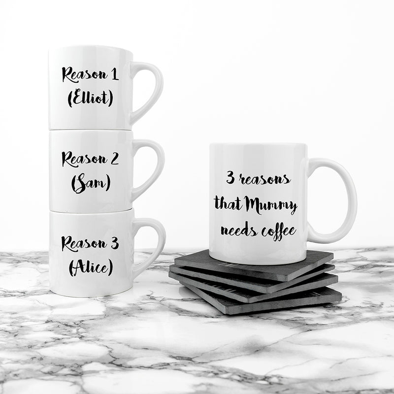 PERSONALISED MUMMY & ME COFFEE AND CATCH UP MUGS