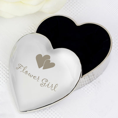 Flower Girl Heart Trinket Box by Really Cool Gifts Really Cool Gifts