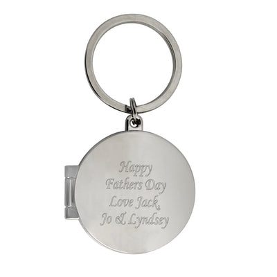 Personalised Round Photo Keyring by Really Cool Gifts