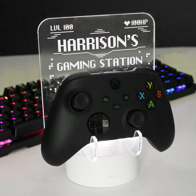 Really Cool Gifts - Personalised Gaming Controller Holder LED Colour Changing Light