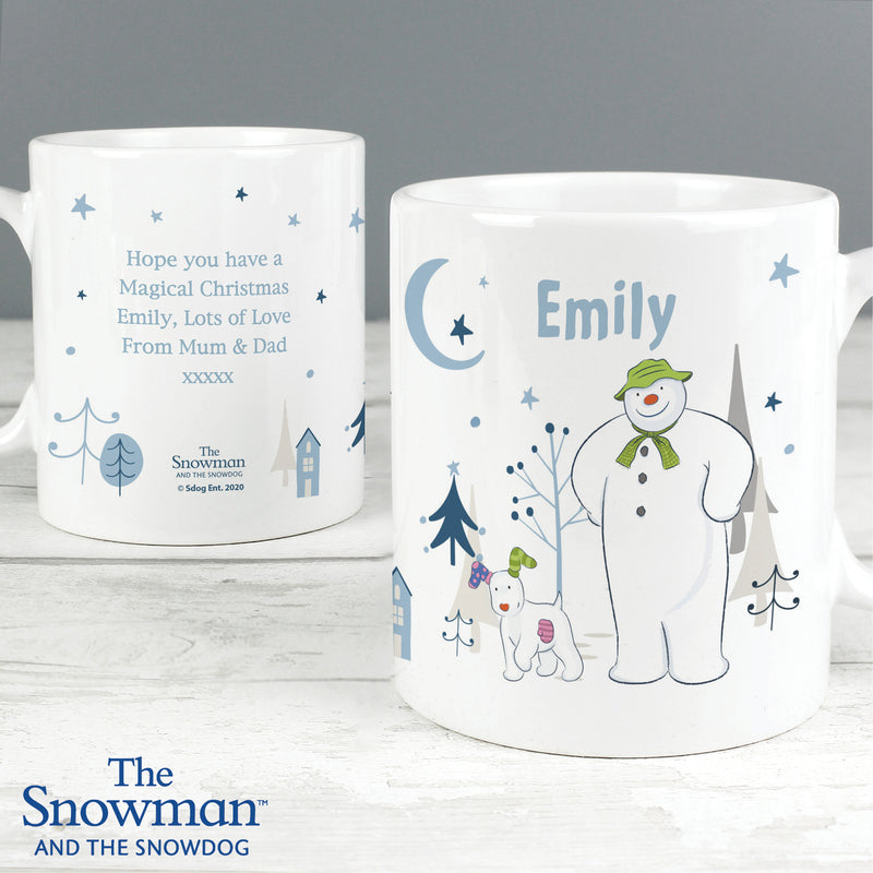 Personalised The Snowman and the Snowdog Mug Really Cool Gifts