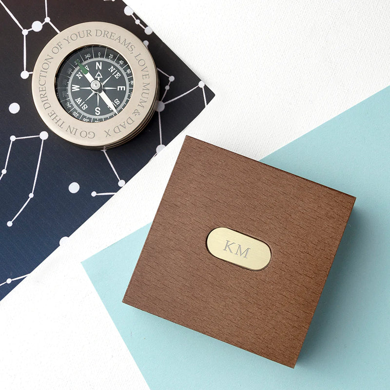 Really Cool Gifts - Personalised Brass Traveller&