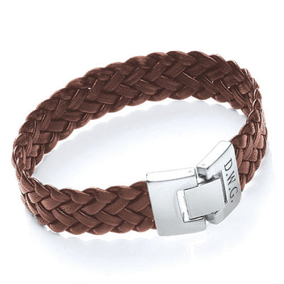 Personalised Soft Leather Bracelet by Really Cool Gifts Really Cool Gifts