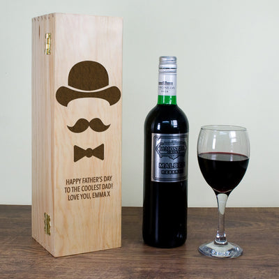Gentleman Dad's Wine Box by Really Cool Gifts Really Cool Gifts