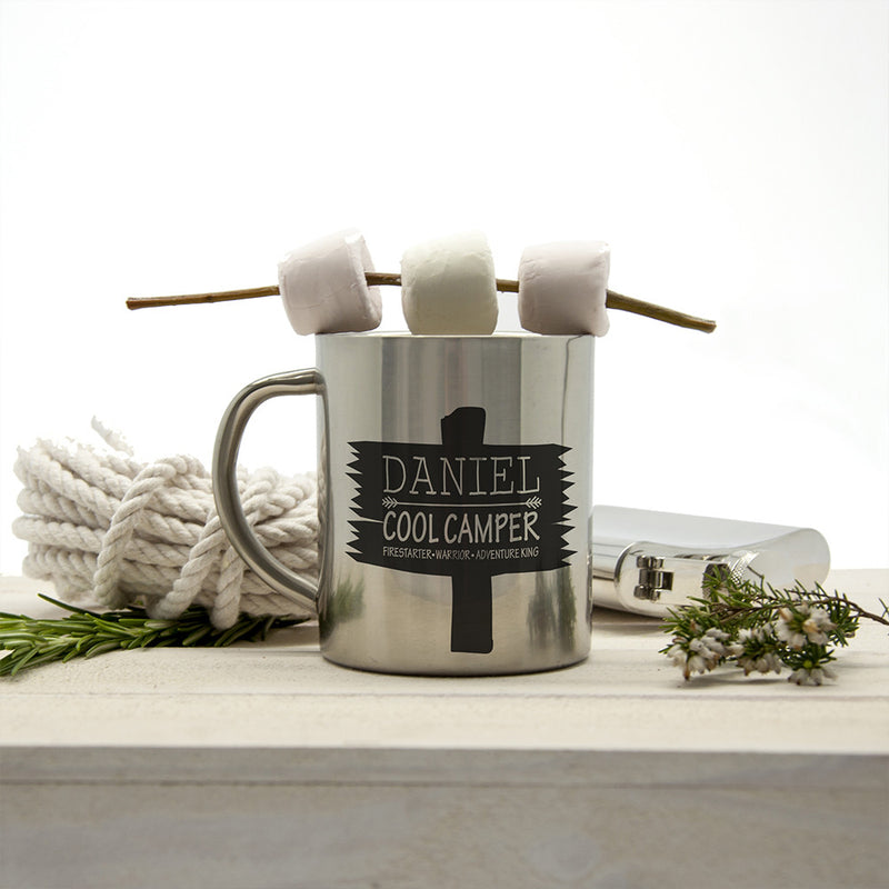 Cool Camper Driftwood Outdoor Mug by Really Cool Gifts Really Cool Gifts