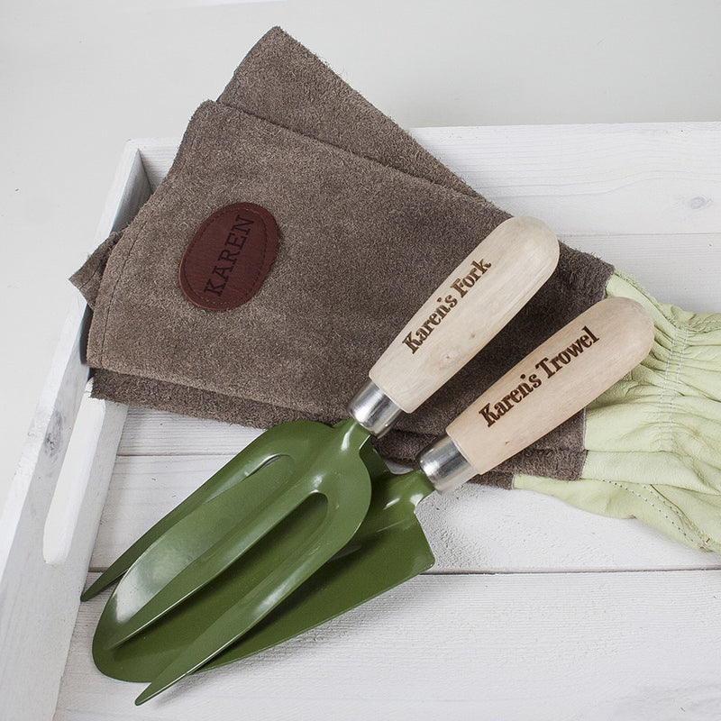 Brown Leather Gardening Gloves Really Cool Gifts