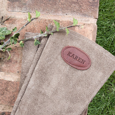 Brown Leather Gardening Gloves Really Cool Gifts