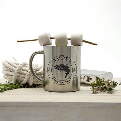 Gentlemen's Fishing Fuel Outdoor Mug by Really Cool Gifts Really Cool Gifts