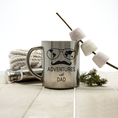 Gentlemen's Hipster Outdoor Mug by Really Cool Gifts Really Cool Gifts