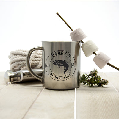 Gentlemen's Fishing Fuel Outdoor Mug by Really Cool Gifts Really Cool Gifts