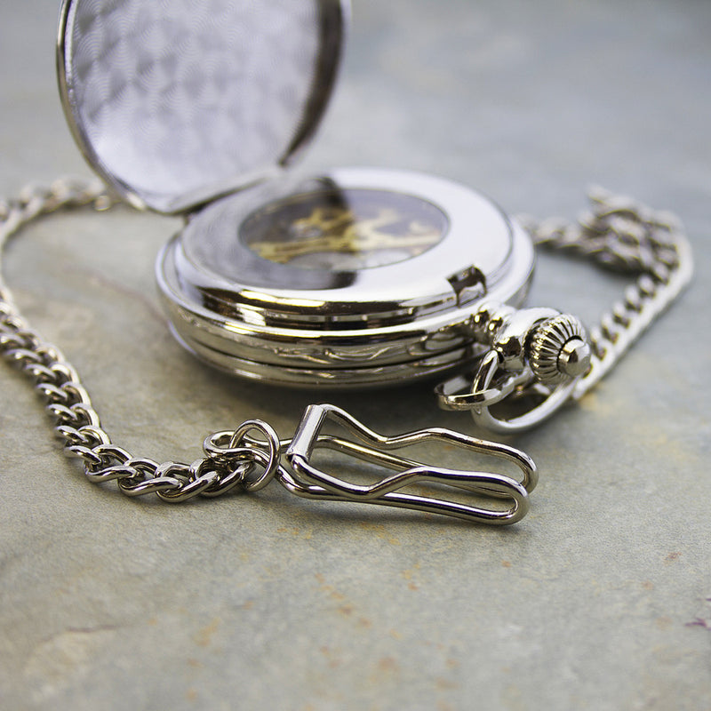 Personalised Heritage Dual-Side Pocket Watch by Really Cool Gifts Really Cool Gifts