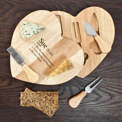 Your Definition Heart Cheese Set by Really Cool Gifts