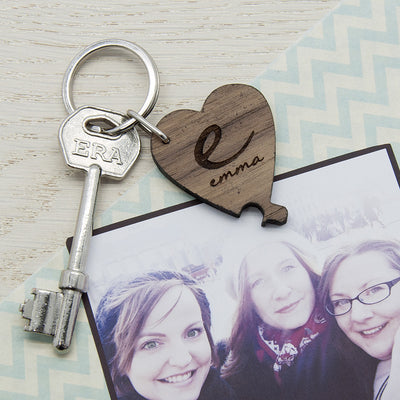 Best Friends Forever Heart Wooden Keyring By Really Cool Gifts Really Cool Gifts