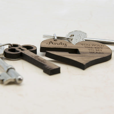 You Hold The Key To My Heart Keyring Set Of Two by Really Cool Gifts