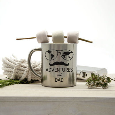 Gentlemen's Hipster Outdoor Mug by Really Cool Gifts Really Cool Gifts