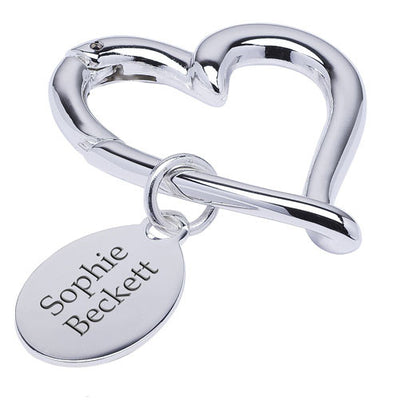 Silver Plated Beating Heart Keyring by Really Cool Gifts Really Cool Gifts