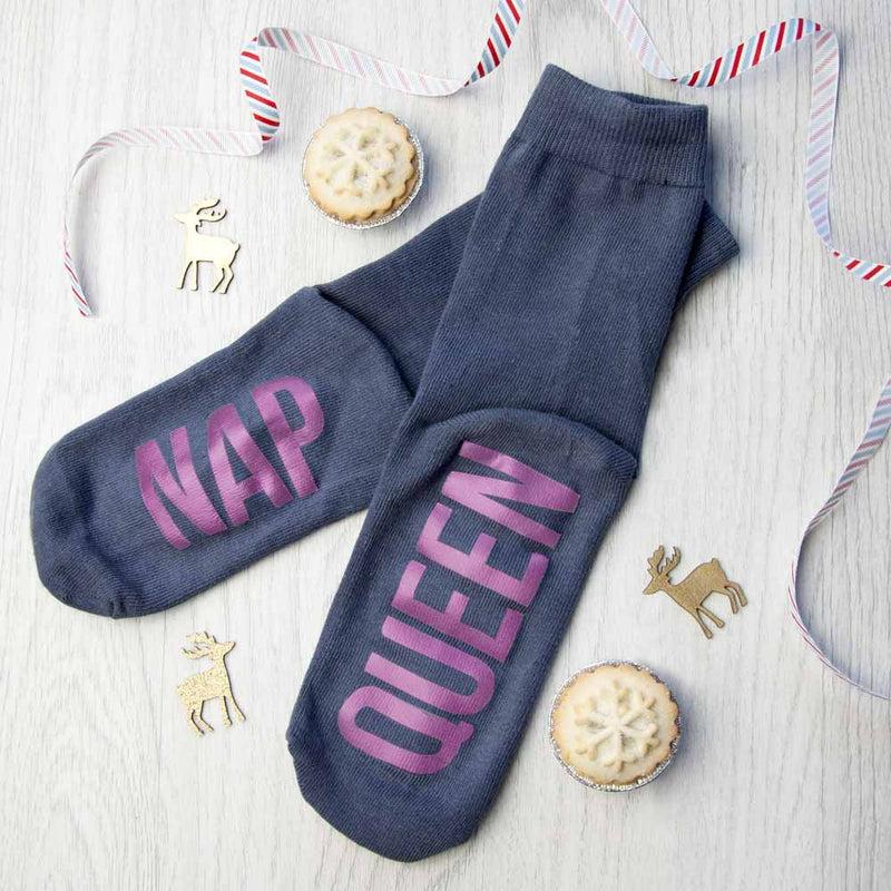 Personalised Charcoal And Hot Pink Socks by Really Cool Gifts Really Cool Gifts