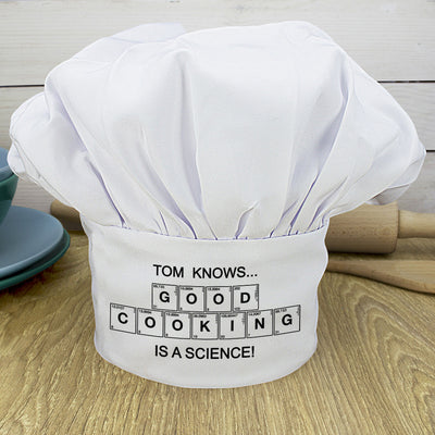 Good Cooking Is Science Chef Hat by Really Cool Gifts Really Cool Gifts