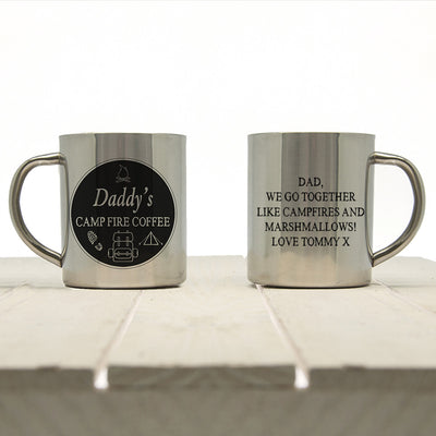 Daddy's Campfire Coffee Outdoor Mug by Really Cool Gifts Really Cool Gifts